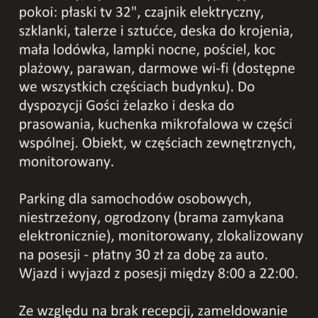 Pokoje Goscinne Gasowscy Dzieci Od 12 Roku Zycia Miedzyzdroje Bagian luar foto