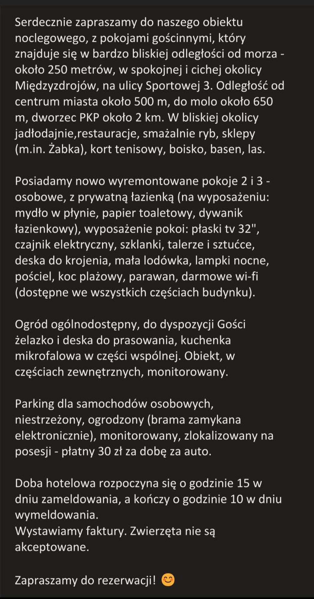 Pokoje Goscinne Gasowscy Dzieci Od 12 Roku Zycia Miedzyzdroje Bagian luar foto